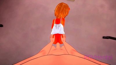 Fata monstrului de flăcări elementar